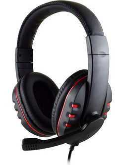 Kal Electronics H-7260 Gaming Headset Over Ear Black Red