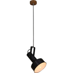 Home Lighting Farcom Κρεμαστό Φωτιστικό Οροφής Μονόφωτο E27 Μαύρο 77-3049
