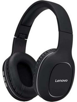 Lenovo HD-300 Ασύρματα Bluetooth Ακουστικά Over Ear Μαύρα