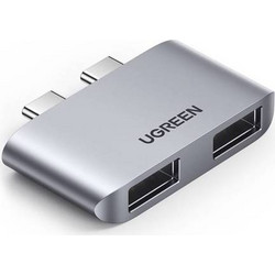 Ugreen CM413 USB Hub 3.1 USB-C με 2 Θύρες USB-A