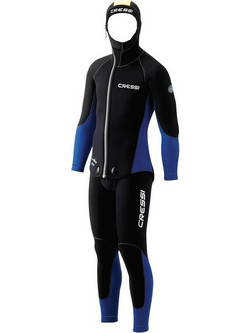 Cressi Medas Two Pieces Wetsuit Ολόσωμη Στολή Κατάδυσης για Αυτόνομη Κατάδυση 5mm
