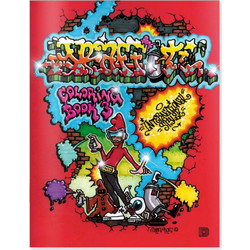 URBAN MEDIA GRAFFITI COLORING BOOK 3 COLOURING BOOK