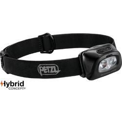Petzl Tactikka + RGB Black Επαναφορτιζόμενος Φακός Κεφαλής Εργασίας Αδιάβροχος IPX4 350lm