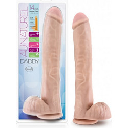 Blush Au Naturel Daddy Ρεαλιστικό Dildo με Βεντούζα & Όρχεις 30cm Flesh