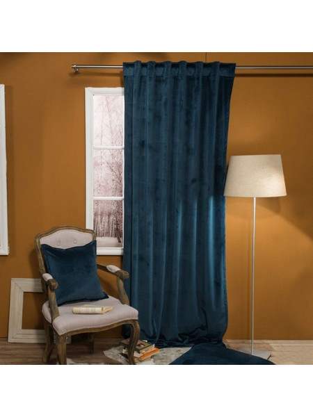 Teoran Κουρτίνα με Τρέσα 140x260 Velvet 04