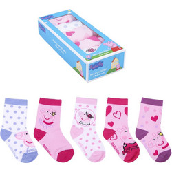 Σετ Βρεφικές Κάλτσες Peppa Pig 5 Τεμάχια