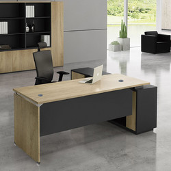 Woodwell Project Γωνιακό Επαγγελματικό Γραφείο Ξύλινο 160x140x75cm EO945,L