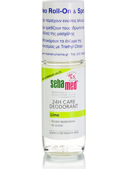 Sebamed Care Lime Γυναικείο Αποσμητικό Roll On 24h Χωρίς Αλουμίνιο 50ml