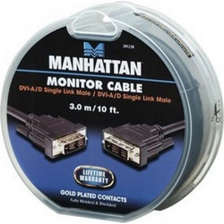 Καλώδιο DVI-I Single Link Monitor M/M 3.0m Cake Box Manhattan 391238