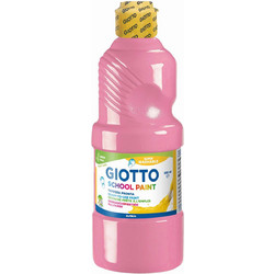 Τέμπερa Giotto Μπουκάλι 500ml School Paint Ροζ