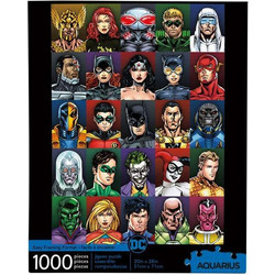 Puzzle Aquarius DC Comics Faces 1000 Κομμάτια