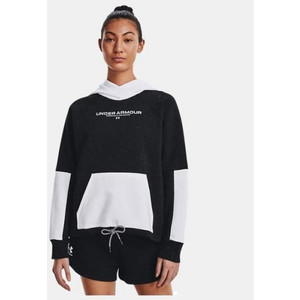 Under Armour Rival + Fleece Hoodie Sweatshirt Γυναικείο Αθλητικό Φούτερ με Κουκούλα Μαύρο 1369851-001 Under Armour Rival + Fleece Hoodie Sweatshirt Γυναικείο Αθλητικό Φούτερ με Κουκούλα Μαύρο 1369851-001