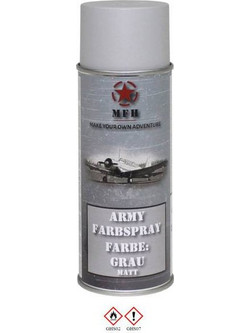 MFH Army Σπρέι Βαφής Γκρι Ματ 400ml