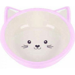 Happy Pet Κεραμικό Μπολ Γάτας Kitten Pink 13x14x4.5cm