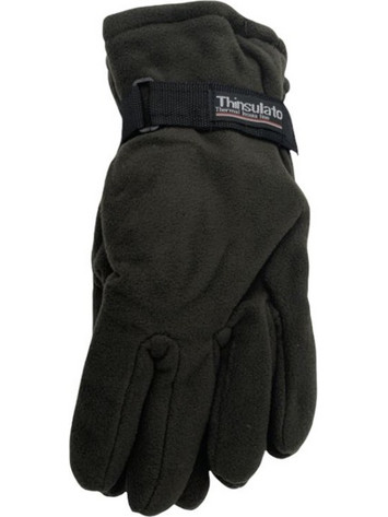 Iσοθερμικά γάντια χακί 100 % fleece
