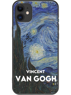 Θήκη Vincent Van Gogh iPhone 11 Black TPU (Μαύρη Σιλικόνη)