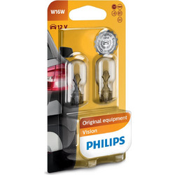 Philips W16W Vision 12V 16W 2τμχ