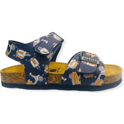 Plakton Estampado Παιδικά Πέδιλα για Αγόρι Ανατομικά Navy Μπλε 125477