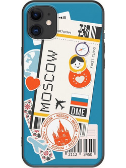 Θήκη Ticket To Moscow iPhone 11 Black TPU (Μαύρη Σιλικόνη)
