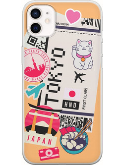 Θήκη Ticket To Tokyo iPhone 12 mini Flexible TPU (Διάφανη Σιλικόνη)