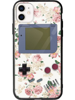 Θήκη Floral Gameboy iPhone 12 mini Groove TPU (Tempered Glass και TPU)