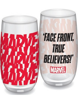 HMB MARVEL Glass Logo Verre 350ml