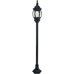 ΦΑΝΑΡΙ ΔΑΠΕΔΟΥ 1XE27 BLACK H1320 IP44 - 96515F/BL