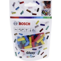 Bosch Ανταλλακτικά Φυσίγγια Mini-Sticks Χρωματιστά 70 Τεμαχίων