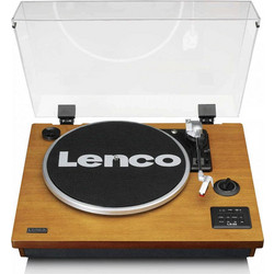 Lenco LS-55 Πικάπ με Ηχεία & Προενίσχυση Bluetooth & USB Brown