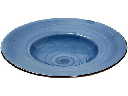 Espiel Πιάτο Βαθύ Πορσελάνης Terra Blue 27cm TLF106K6