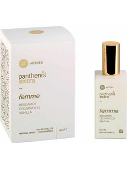 Medisei Panthenol Extra Femme Bergamot Cedarwood Vanilla Eau de Toilette 50ml