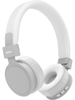 Hama Freedom Lit Ασύρματα Bluetooth Ακουστικά On Ear Λευκά