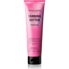 Makeup Revolution Beauty Tanning Butter Σώμα Αυτομαυρίσματος Light/Medium 150ml