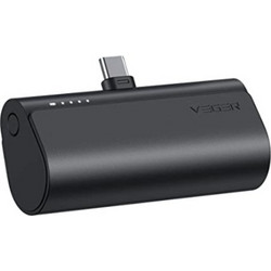 Veger V0556 Power Bank 5000mAh 20W με Θύρα USB-C Power Delivery Black