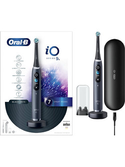 Oral-B iO Series 9N Black Onyx Ηλεκτρική Οδοντόβουρτσα με Χρονομετρητή & Αισθητήρα Πίεσης