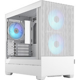 Fractal Design Pop Mini Air White Gaming Micro Tower Κουτί Υπολογιστή RGB με Πλαϊνό Παράθυρο