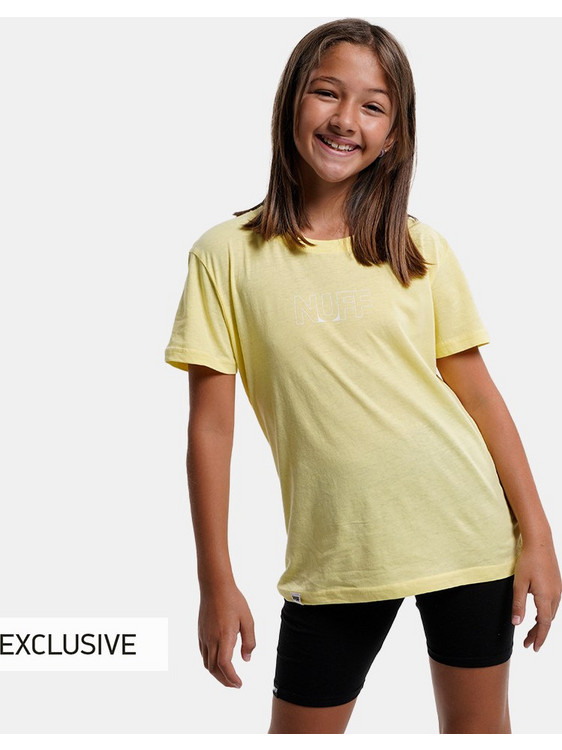 Nuff Παιδικό T-Shirt Κοντομάνικο Κίτρινο NU72210131-36
