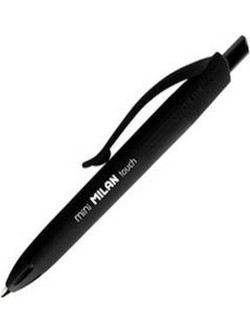 Milan P1 Mini Touch Στυλό Διαρκείας 1mm Μαύρο
