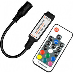 GloboStar 73420 Ασύρματος LED Controller RGB με Χειριστήριο RF 2.4Ghz DC 5-24V Max 288W