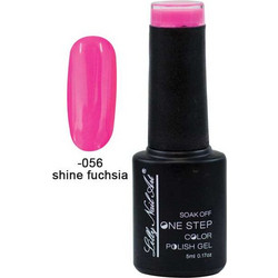 Lilly Nail Art One Step Shine Fuchsia Ημιμόνιμο Βερνίκι Νυχιών 5ml