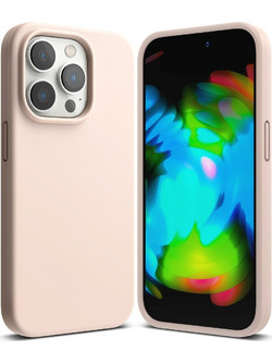 Ringke Silicone Back Cover Pink Sand (iPhone 14 Pro Max)