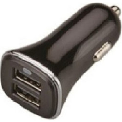 Πρίζα Αναπτήρα Μικρή Με 2 Θύρες USB
