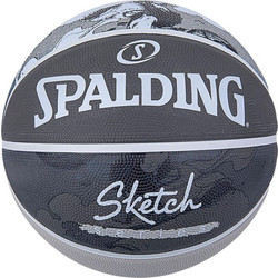 Spalding Μπάλα Μπάσκετ Sketcs Jump Rubber S7 (84-382Z1)