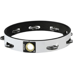 Remo TA-6110-00 Quadura Headless Tambourine - White, 10''