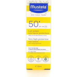 Mustela Lait Solaire Sun Παιδικό Αντηλιακό Γαλάκτωμα Προσώπου & Σώματος SPF50 100ml