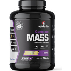 Warriorlab Complete Mass Banana Πρωτεΐνη Ορού Γάλακτος Όγκου Χωρίς Γλουτένη 3kg