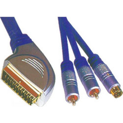 ΚΑΛΩΔΙΟ SCART ΣΕ RCA - S-VIDEO X-TREME CR-638/1.5M