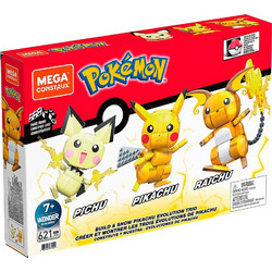 MEGA CONSTRUX POKEMON PIKACHU EVOLUTION TRIO 621 pcs (GYH06)