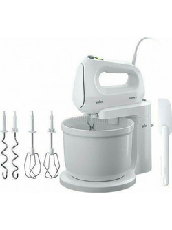 Braun HM 1070 WH Μίξερ με Κάδο 3lt 400W