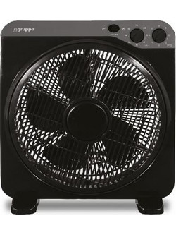 Gruppe KYT-12DII Ανεμιστήρας Δαπέδου Box Fan 30cm 60W Μαύρος